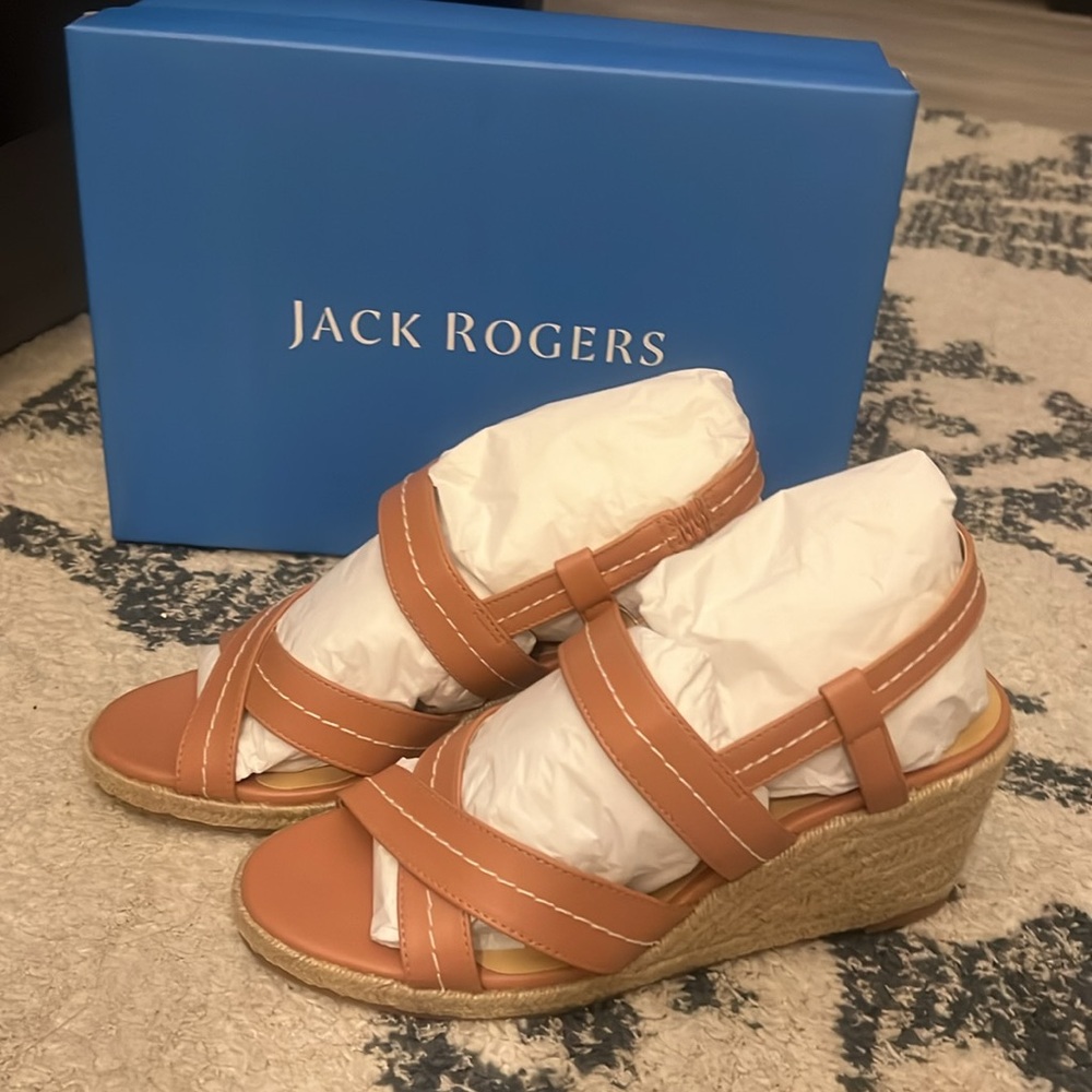 NWT Jack Rogers Polly Mid Wedge